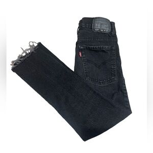🖤Levi's 510 High Rise Skinny Jeans Kids Girl’s Size 16 Regular Vintage Black🖤